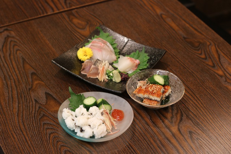 旬の刺身三種